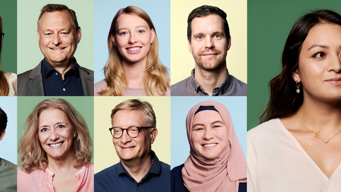 Portraits of employees