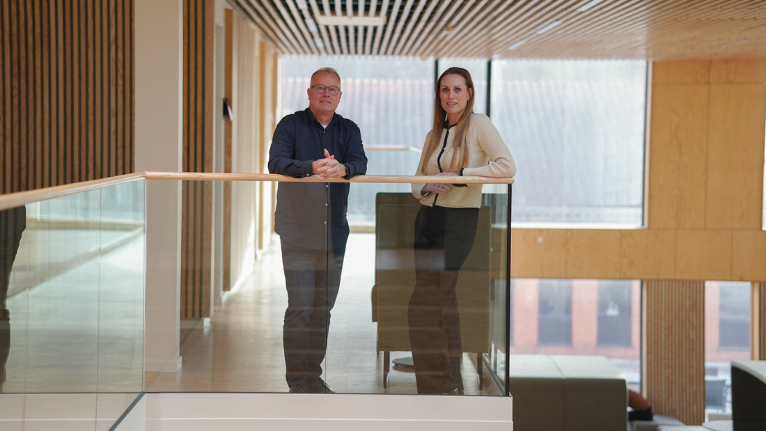 Tonny og Lea fra SAP Academy, Digital Solutions i ATP