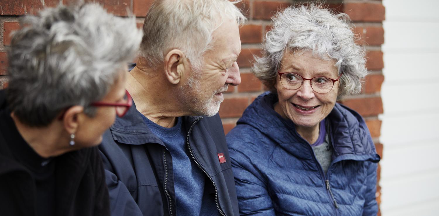 Seniorpension - tre mennesker