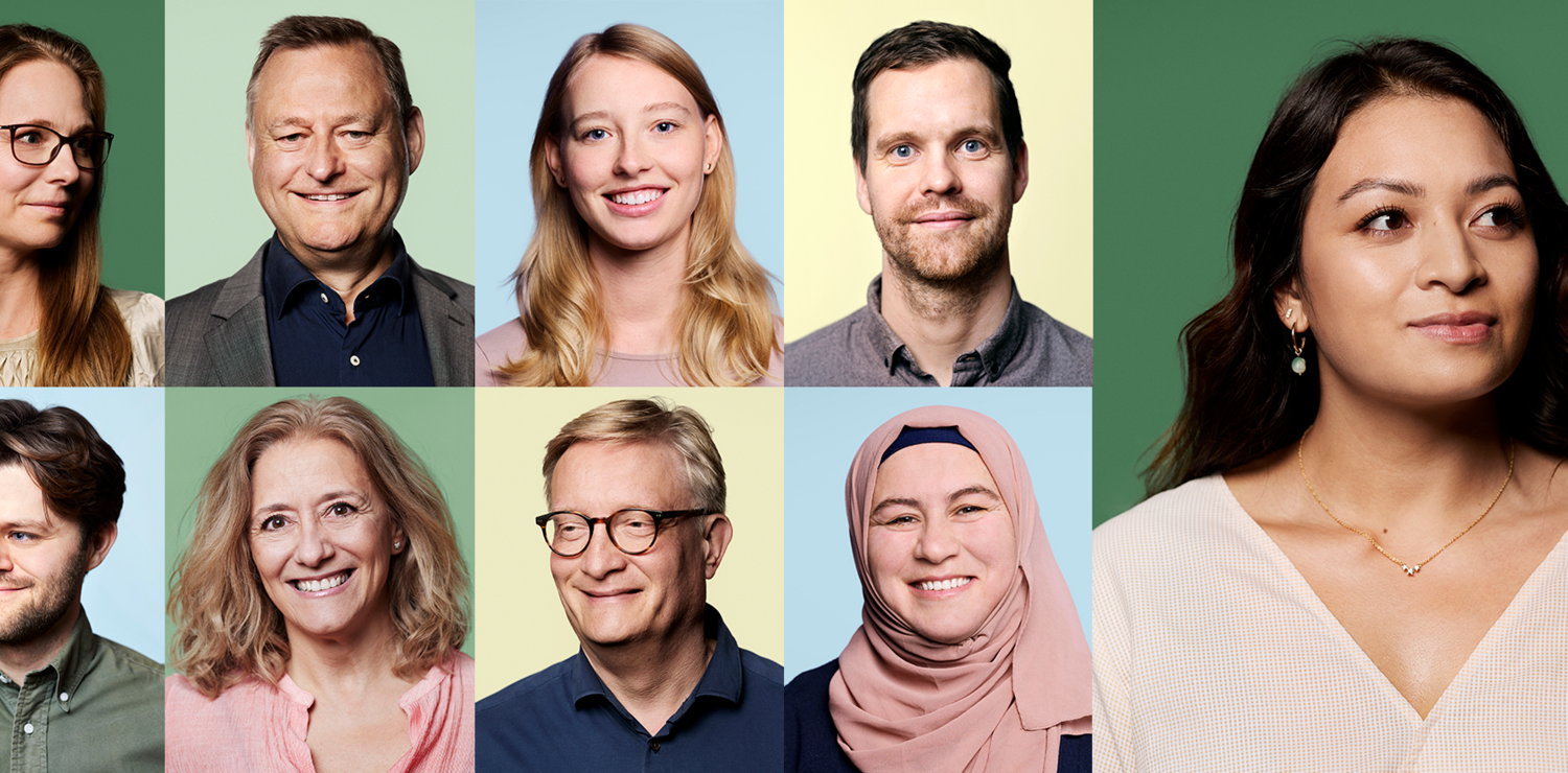 Portraits of employees