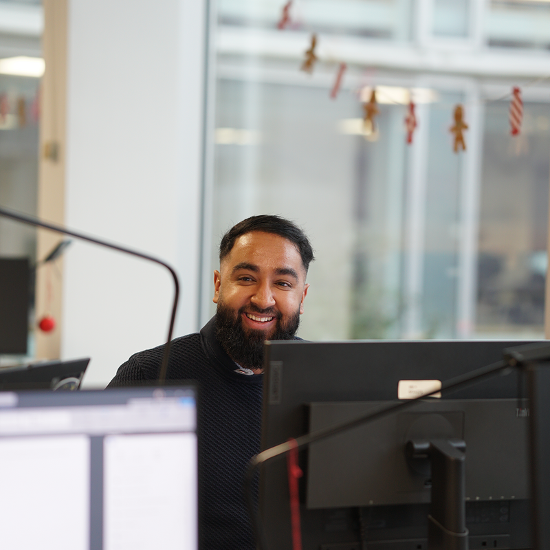 Hamza, medarbejder i ATP