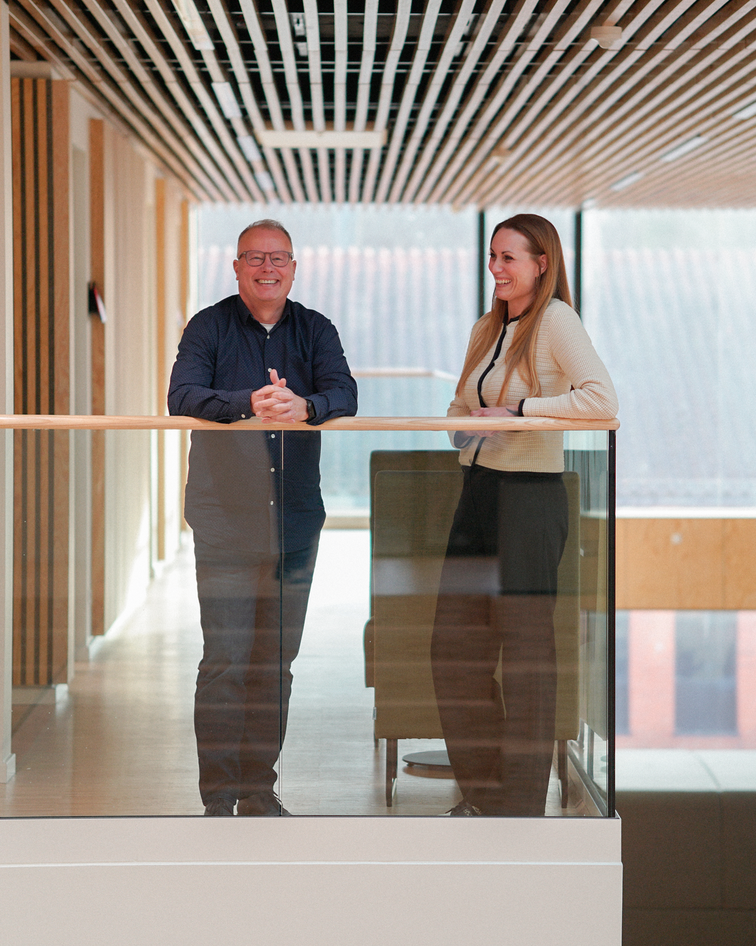 Lea og Tonny, medarbejdere i ATP