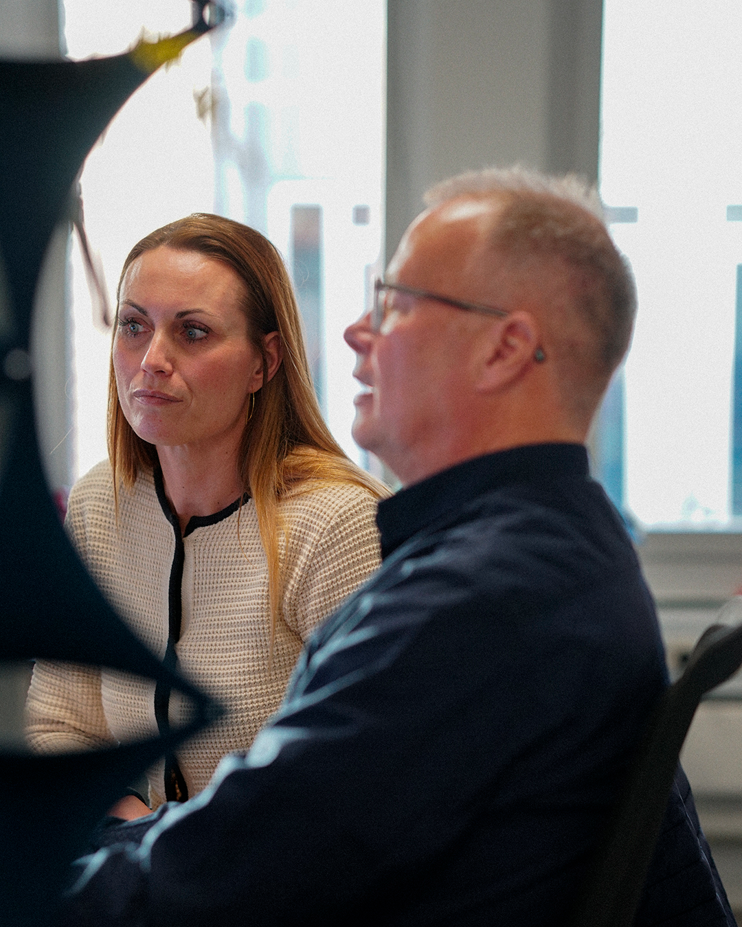 Lea og Tonny, medarbejdere i ATP